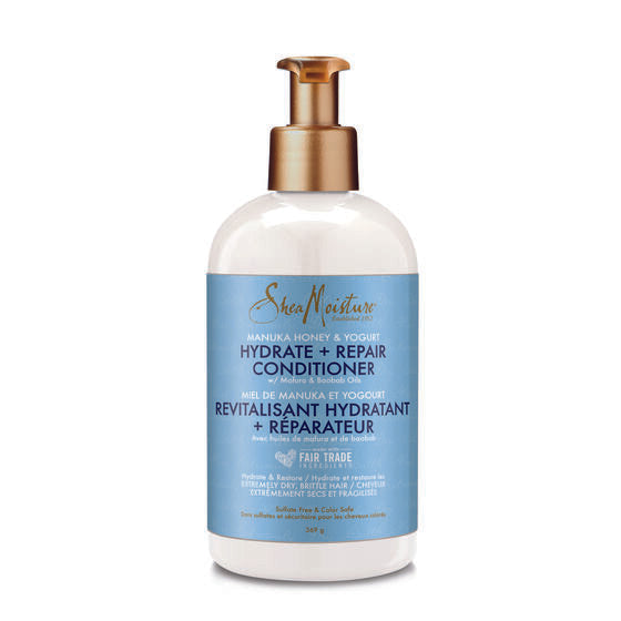 Shea Moisture Manuka Honey &amp; Yogurt Hydrate + Repair Protein Conditioner - Après-shampoing 369g