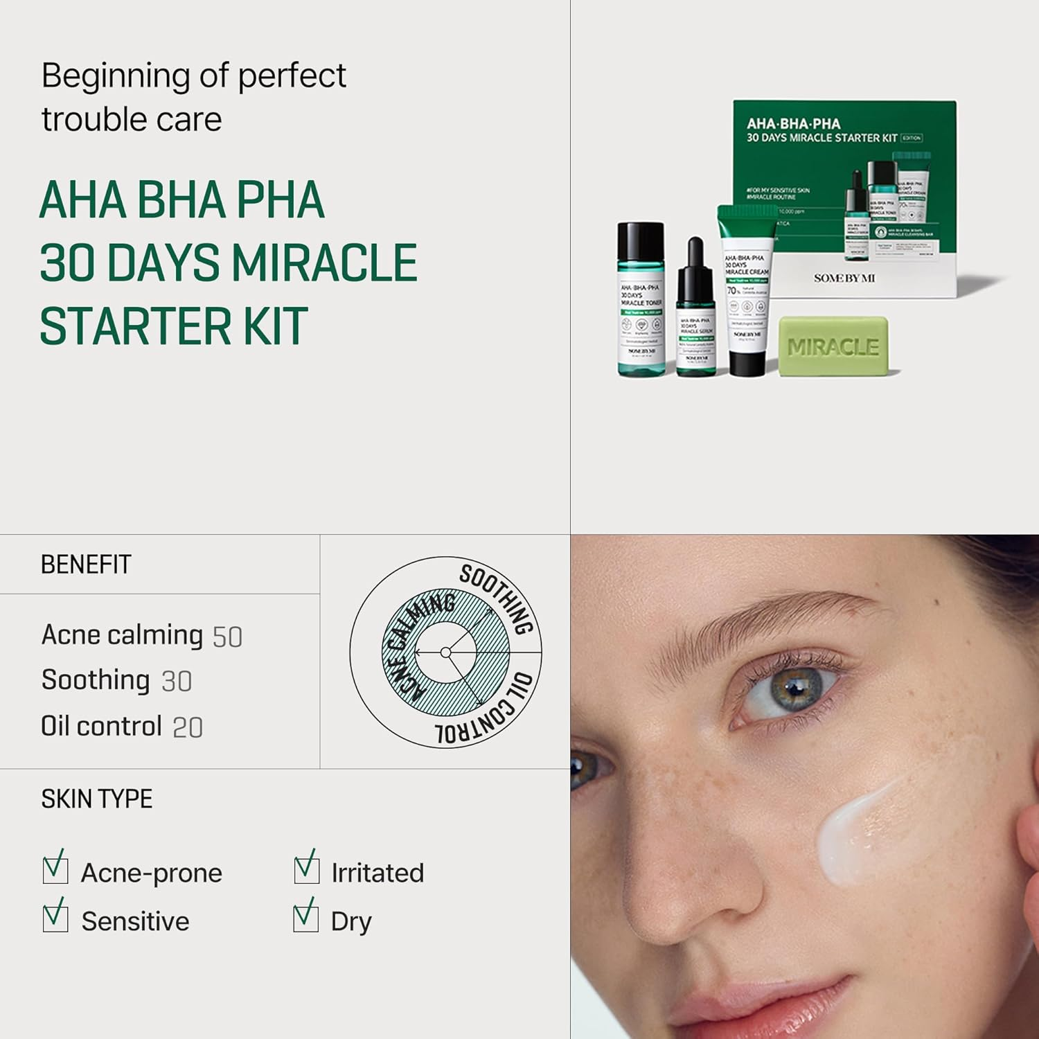 AHA BHA PHA 30 Days Starter Kit (4 soins miniatures)