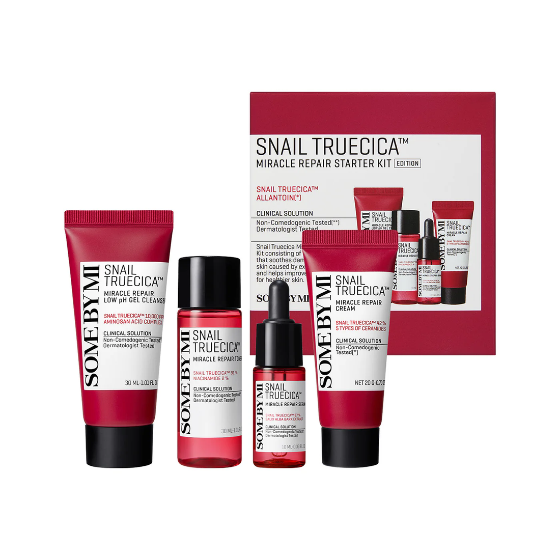 Snail Truecica Miracle Repair Starter Kit (Routine 4 soins)