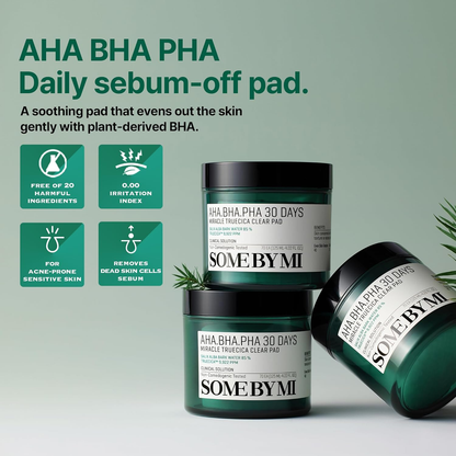 AHA BHA PHA 30 Days Miracle Truecica Clear Pad